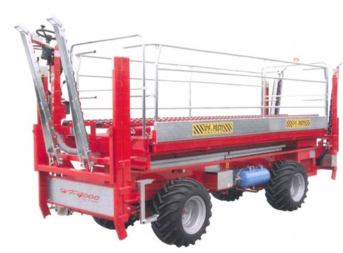 Тележка для сбора урожая для фруктового сада - HF4000 - Corbins Agricultural Technology - самоходная / регулируемая по высоте
