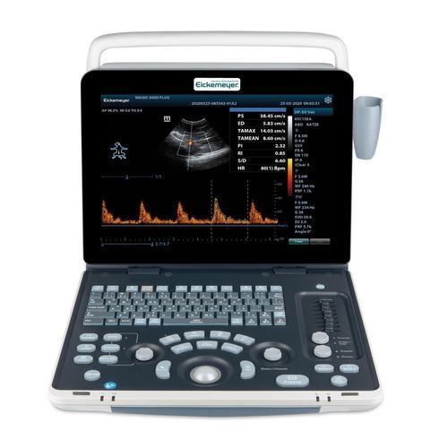 Переносной ветеринарный эхограф Допплер - MAGIC 6000 PLUS - Eickemeyer Veterinary Equipment Ltd - для небольших животных / для лошадей / линейный