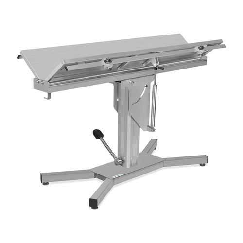 Ветеринарный операционный стол с гидравлическим приводом - 602070 - Eickemeyer Veterinary Equipment Ltd - прямоугольный / из нержавеющей стали