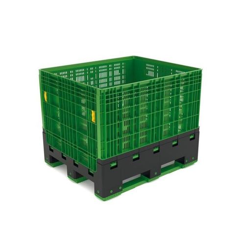 Ящичный поддон для овощей - ECOBINS 80 - Pentaplast - для фруктов / из пластика / перфорированный