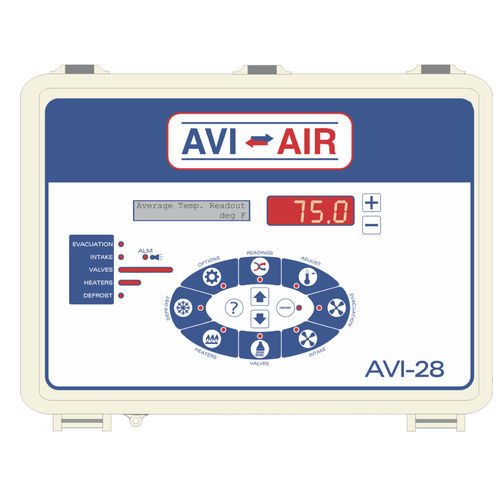 Регулятор температуры для курятников - Avi-28 - Distribution Avi-Air Inc - для свинарников / электронный / с сигнализацией