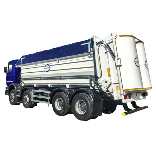 Навесной разбрасыватель навоза - E55TM2-002 - juscafresa s.a. - с вертикальными щетками / двухосный