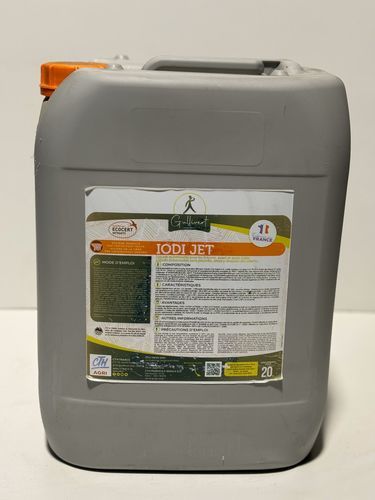 Раствор для очистки сосков на основе молочной кислоты - Iodi Jet - dta farm - антибактериальный / для коров / гигиена доения