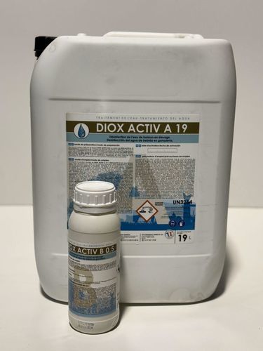 Дезинфицирующее средство жидкость - Diox Activ A 19 - dta farm - для воды / для домашнего скота / на основе диоксида хлора