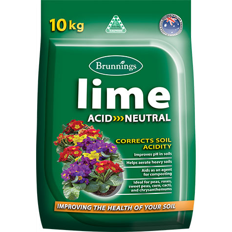 Кальциевый почвоулучшитель - Lime  - Brunnings - фертильность почвы / богатый магнием