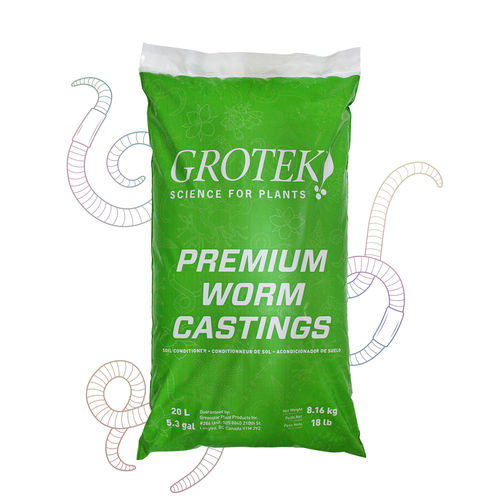 Органический почвоулучшитель - WORM CASTINGS™ - grotek - для структурирования грунта / для стимулирования способности удерживать воду / для овощей