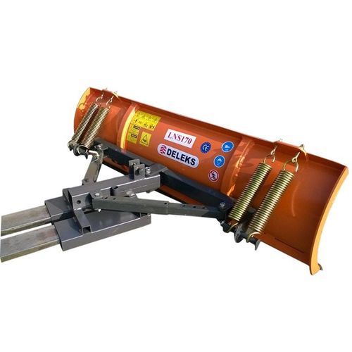 Прямой отвал снегоуборочный - LNS-190-F - DELEKS SRL - с гидравлическим регулятором / на тракторе с передней сцепкой на три точки / с резиновым скребком