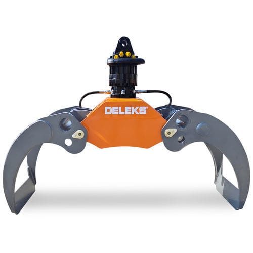 Бревнозахват для лесохозяйственных работ - DK-18 + GR-100F - DELEKS SRL - для подъемного крана