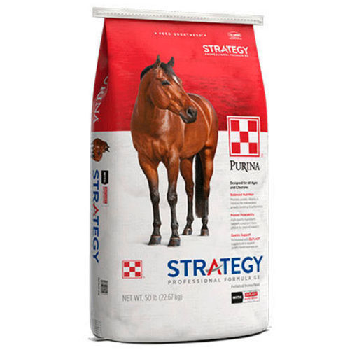 Кормовая добавка для животных - Strategy®  - Purina Mills - для лошадей / для протеинов / гранулированная