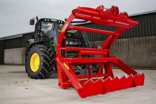 Круглое устройство для разрезания тюков - Keltec Engineering - c устройством снятия пленки