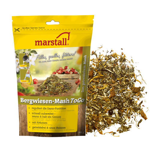Кормовая добавка для животных - Bergwiesen-MashToGo - Marstall - для лошадей / кальций / фосфор