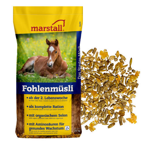 Кормовая добавка для животных - Fohlenmüsli - Marstall - для лошадей / минералы / витамины