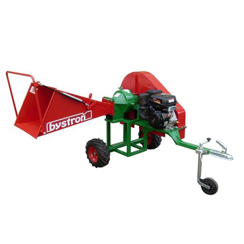 Буксируемый измельчитель веток - PIRANA 14HP WHEELS 410X160 - Bystroň - Integrace s.r.o. - на бензине