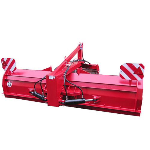 Прямой отвал снегоуборочный - TRACTOR BLADE HYDRAULIC - STEEL EDGE - Bystroň - Integrace s.r.o. - с гидравлическим регулятором / с резиновым скребком / на тракторе с передней сцепкой на три точки