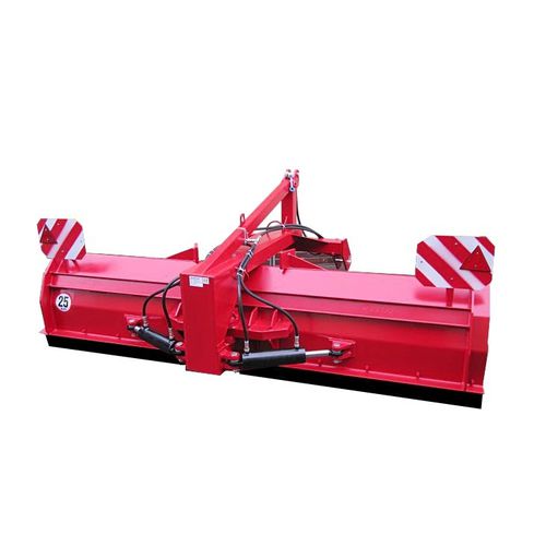 Прямой отвал снегоуборочный - TRACTOR BLADE HYDRAULIC - GUM EDGE - Bystroň - Integrace s.r.o. - с гидравлическим регулятором / с резиновым скребком / на тракторе с передней сцепкой на три точки