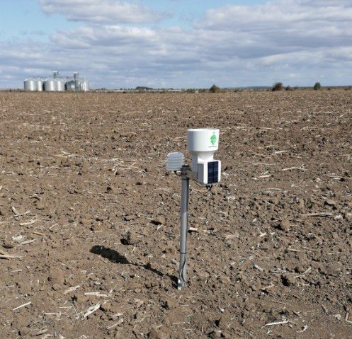 Метеостанция для измерения относительной влажности - Meteobot® Mini - Prointegra Ltd. - для измерения осадков / для измерения температуры почвы / на аккумуляторе