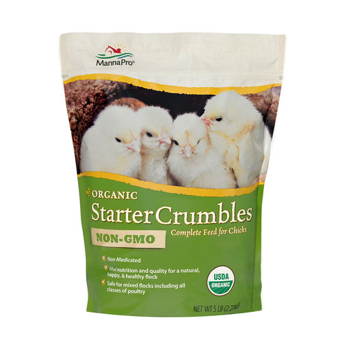 Кормовая добавка для животных - Starter Crumbles - mannapro - для домашней птицы / минералы / для протеинов