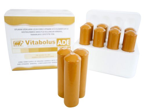 Болюс питание - Vitabolus ADE Biotin - Royal İlaç - для крупного рогатого скота / корректор недостаточности / витамины