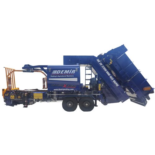 Пресс для круглых кип - DMR - DEMIR PACKING AND AGRICULTURAL MACHINERY - с фиксированной камерой / для силосования / с машиной для обсыпки