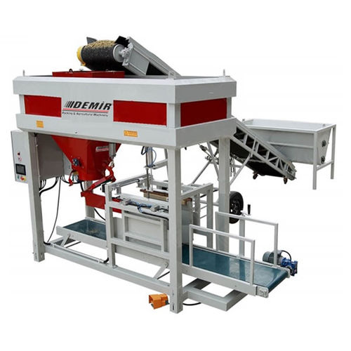 Упаковщик в пакеты для удобрений - DMR 50 - DEMIR PACKING AND AGRICULTURAL MACHINERY - компактный / с конвейером
