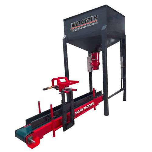 Упаковщик в пакеты для удобрений - DEMIR PACKING AND AGRICULTURAL MACHINERY - с конвейером