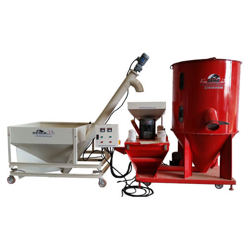 Мельница для питания животных - DEMIR PACKING AND AGRICULTURAL MACHINERY - для зерен / мобильная / со смесителем