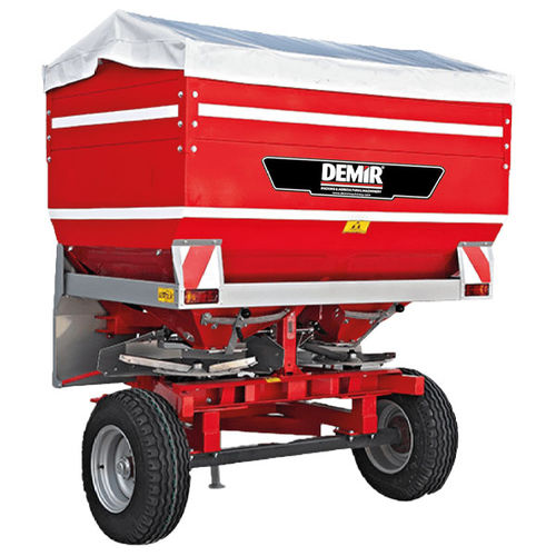 Разбрасыватель удобрений двойной диск - DEMIR PACKING AND AGRICULTURAL MACHINERY - прицепной / твердый