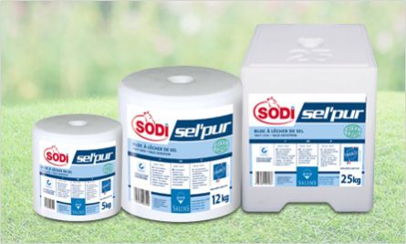 Лизунец для крупного рогатого скота - SODI SEL’PUR - salins-agri - для лошадей / для овец / для коз