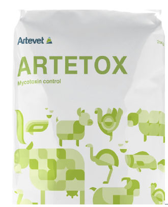 Пищевая присадка датчик микротоксинов - Artetox - artevet - для свинины / для крупного рогатого скота / сухая