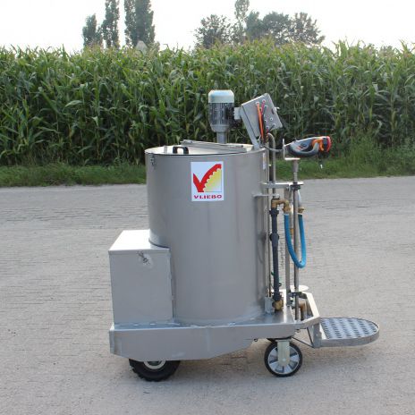 Прицепная тележка для молока - vliebo - со смесителем / со вспенивателем молока / с электрическим приводом