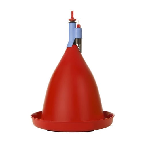 Водопойный желоб для домашней птицы - Jumbo B - Giordano Global - с лотком / с защитным колпаком / из пластика