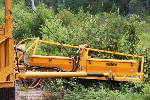Навесная гидравлическая бензокоса - GM-10 - gilbert-tech - дисковая / складная / для лесозаготовительных работ
