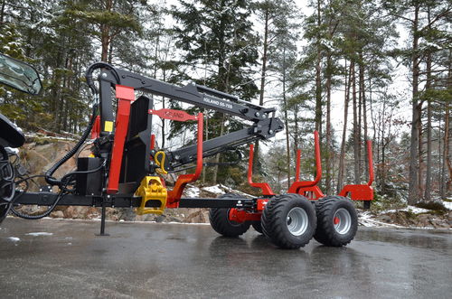 Лесопогрузчик на прицепе - 580 Swingtrac - igland - с манипулятором