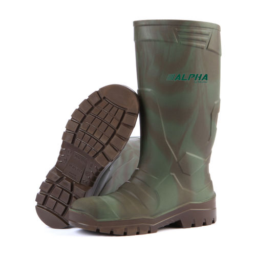 Боты для лесозаготовительных работ - ALPHA® CAMOUFLAGE - Dikamar, LDA. Industria de Prote - герметичный / противоскользящий / маслоустойчивый