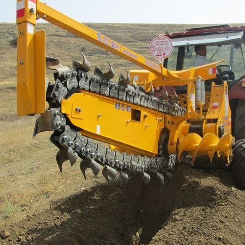 Гидравлический канавокопатель - 4 series - KZM Trenching Machines ind.Trade.Co.Ltd. - вертикальный