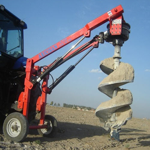 Гидравлический бур - WL - KZM Trenching Machines ind.Trade.Co.Ltd. - для установки на трактор / сцепка на три точки