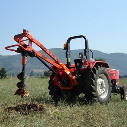 Гидравлический бур - B-150 - KZM Trenching Machines ind.Trade.Co.Ltd. - для установки на трактор / сцепка на три точки