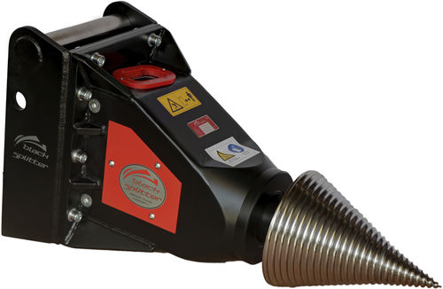 Гидравлический дровокол - S2X - Black Splitter GmbH - конусный / навесной / установленный на экскаваторе