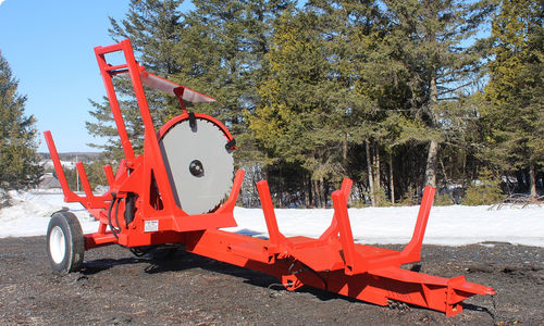 Круговая пилорама - PP600-500 - propacindustries - вертикальная / переносная
