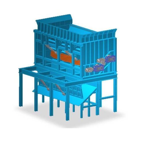 Окорочный станок с ротором - BATCH - acrowood - стационарный / с поворотными ножами