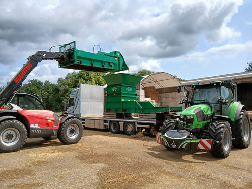 Стационарный торфонаполнитель big bale - Spread-a-bale