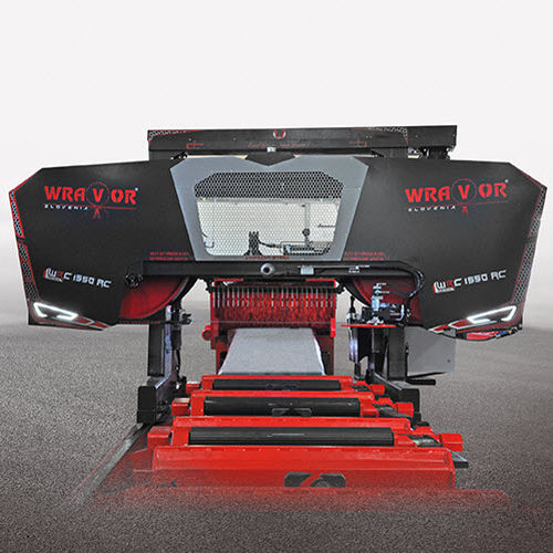 Ленточная пилорама - WRC 1550 AC - wravor - горизонтальная / стационарная