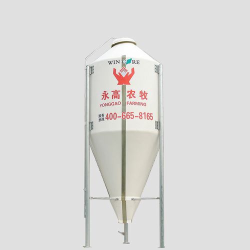 Зернохранилище для питания животных - YG.2978F-series - yonggaofarming - из стекловолокна / с коническим дном