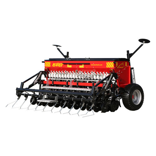 Линейная сеялка с бункером - 23 Rows Double Disc Universal Seed Drill-Without Fertilizer- - kurttarim - дисковая / с зубьями / для установки на трактор