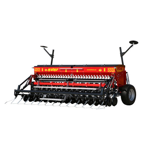 Линейная сеялка с бункером - 31 Rows Double Disc Universal Seed Drill-Without Fertilizer - kurttarim - дисковая / с зубьями / для установки на трактор