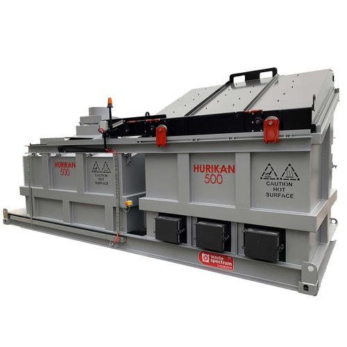 Мусоросжигатель для утилизации отходов животных - Hurikan 500 series - Waste Spectrum Incineration Systems - с высокой производительностью / мобильный