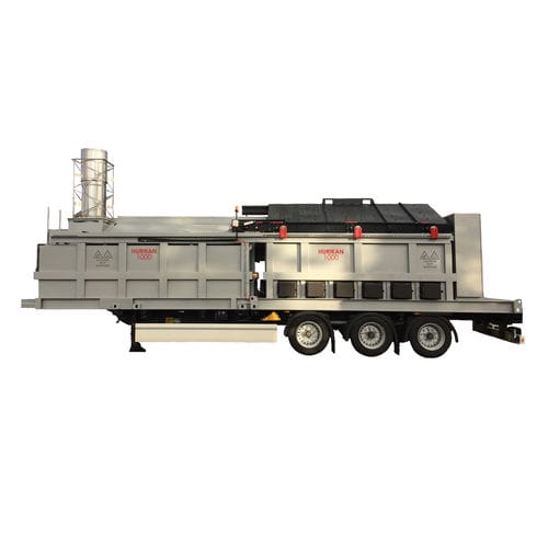Мусоросжигатель с высокой производительностью - Hurikan 1000 G - Waste Spectrum Incineration Systems - мобильный