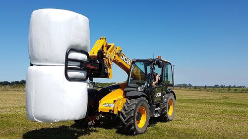 Захват для тюков для круглых кип - Wrapped bale clamp - Rata Equipment - для квадратных кип
