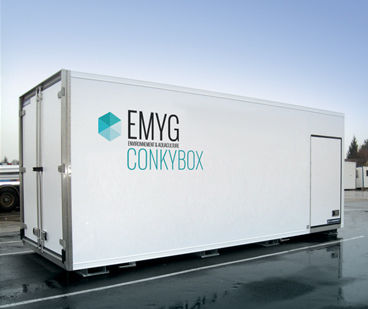 Резервуар для разведения рыбы для аквакультуры - CONKYBOX & CONKYFLY - EMYGAQUA - для хранения моллюсков / для хранения рыбы / прямоугольный