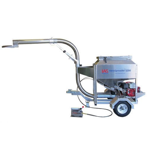 Система кормления с бункером - AeroSpreader™ S250 - iasproducts - с пушкой / для аквакультуры / для выращивания моллюсков и ракообразных